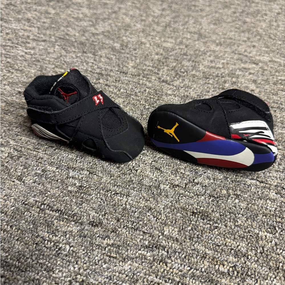 Jordan 8 “Playoff” Baby Crib Booties/sneakers! - Rare, Vintage sneakers! 2C
